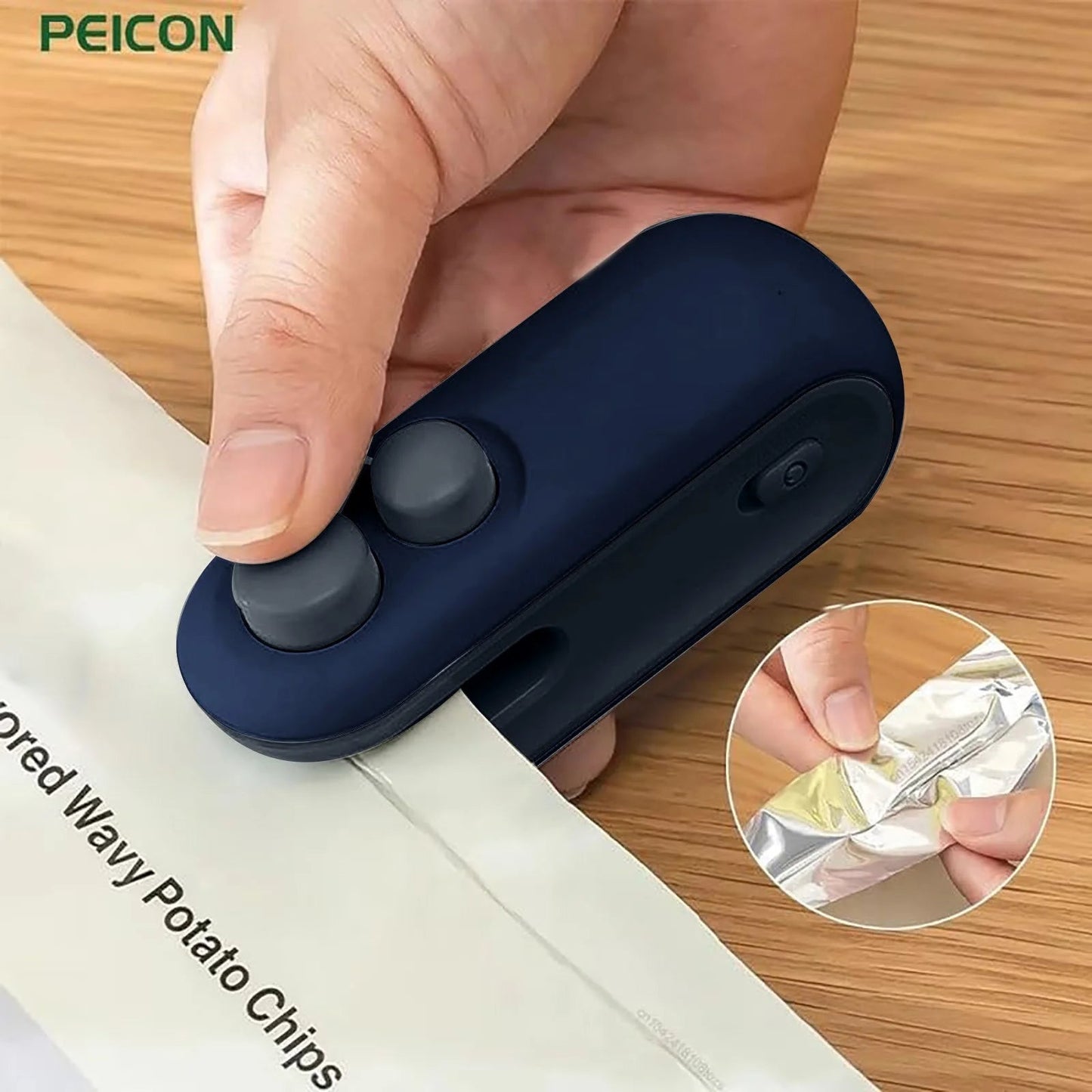 Electric Mini Heat Bag Sealing Machine Package Sealer Bags 2In1 Plastic Bag Sealing Machine Handheld Plastic Bag Heat Sealer