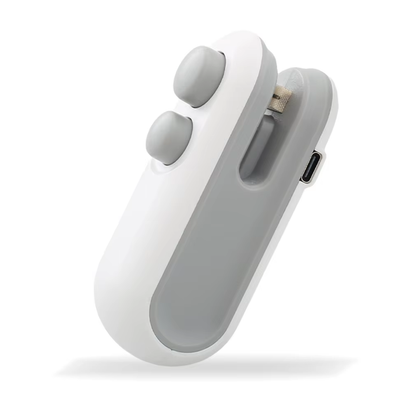 2 in 1 Sealer Cutter Portable Resealer Machine Vacuum Food Sealer Handheld Bag Sealing Machine for Food Storage Snacks Freshness