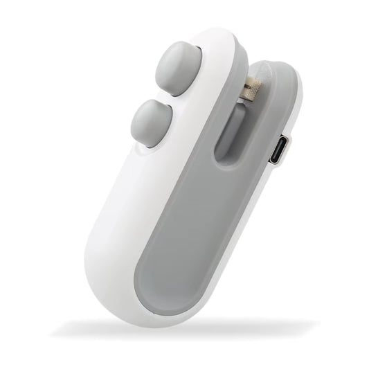 2 in 1 Sealer Cutter Portable Resealer Machine Vacuum Food Sealer Handheld Bag Sealing Machine for Food Storage Snacks Freshness