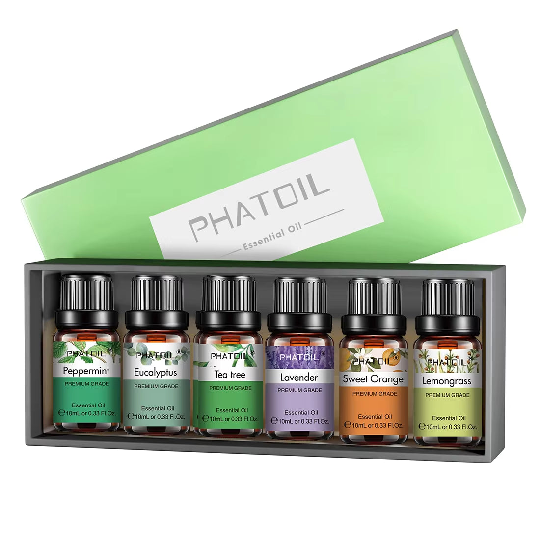 6-Piece Essential Oil Set for Diffusers & Candles